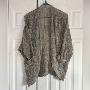 Boutique brand open knit shawl